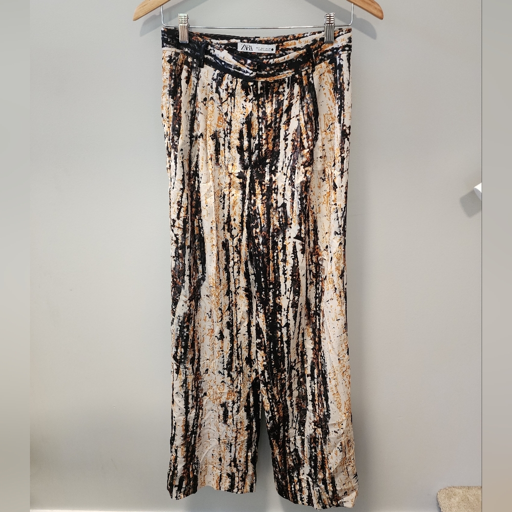 ZARA Wide-Leg Pants